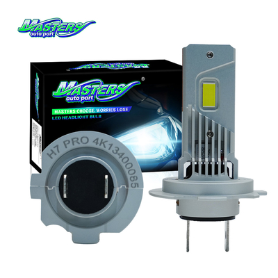 Masters V04-H7pro 72W 7600LM 6000K 3570 Chips Superior Aviation Aluminum LED Headlight Bulb