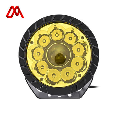100W 9000LM 3700-3900K Yellow Color H4 Led Working Light 7 inch Laser Spotlight XM-7IN-10P-002