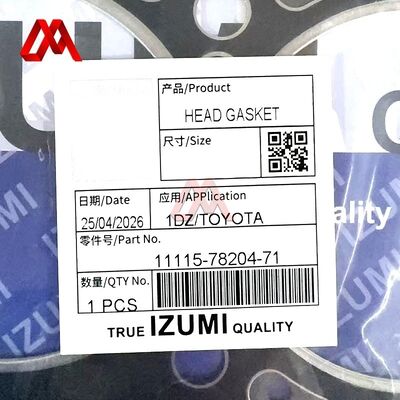 OEM 11115-78204-71 Cylinder Head Gasket Cylinder Bed Pad For 1DZ Truck Replacement Parts