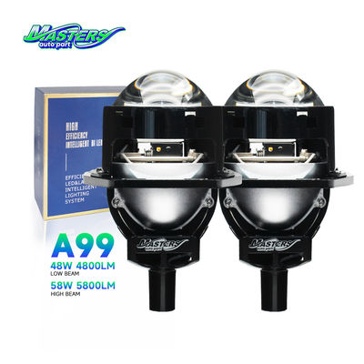ماسترز A99 High Low Beam 58W 5800 لومن 6000K DC9-16V پروژکتور 3 اینچی