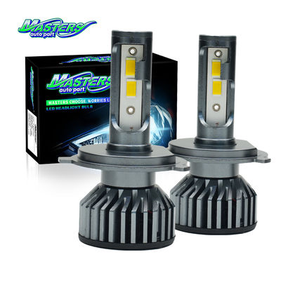 Masters F2 75W 7500 لومن 3000K زرد 9004 9007 H4 H13 چراغ های جلو LED لامپ
