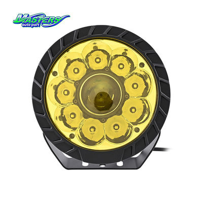 ماسترز 100W 9000LM 3700-3900K رنگ زرد H4 LED نور کار 7 اینچ ليزر چراغ XM-7IN-10P-002